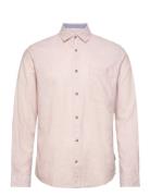 Cotton Linen Shirt Tops Shirts Casual Pink Tom Tailor