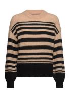 Nümph Nuriette Stripe Pullover Beige