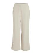 Vilinda Rw Pants/R Bottoms Trousers Wide Leg Cream Vila