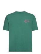 Nb East La T Shirt Green Designers T-shirts Short-sleeved Green Nikben
