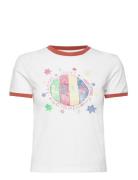 Emma Color Star Tops T-shirts & Tops Short-sleeved White Lois Jeans