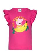 Tshirt Tops T-shirts Short-sleeved Pink Gurli Gris