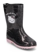 Hello Kitty Rainboot Shoes Rubberboots High Rubberboots Black Hello Ki...