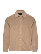 Carnoa-Global L/S Cord Shacket Wvn Tops Overshirts Beige ONLY Carmakom...