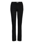 Fqadina-Pa-Straight-Power Bottoms Trousers Slim Fit Trousers Black FRE...