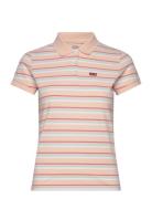 Slim Polo Supermarket Stripe P Tops T-shirts & Tops Polos Pink LEVI´S ...