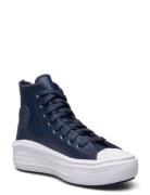 Chuck Taylor All Star Move Sport Sneakers High-top Sneakers Navy Conve...
