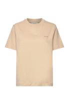 W. Relaxed Tee Designers T-shirts & Tops Short-sleeved Beige HOLZWEILE...