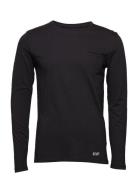 Bhnicolai Tee L.s. Tops T-shirts Long-sleeved Black Blend