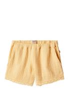 Shorts Lace Eileen Bottoms Shorts Yellow Wheat