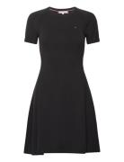 Tommy Hilfiger Co Jersey Stitch F&F Dress Svart