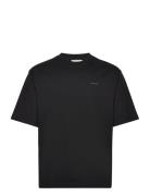 M. Relaxed Tee Designers T-shirts Short-sleeved Black HOLZWEILER