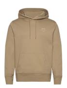 GANT Logo Script Hoodie Khaki Green