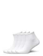 Sock High Ankle 4 P Basic Lingerie Socks Footies-ankle Socks White Lin...