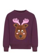 Sweater Placement Forest Tops Sweat-shirts & Hoodies Sweat-shirts Purp...