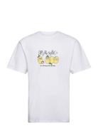 Dplemon Fresh Tee Tops T-shirts Short-sleeved White Denim Project