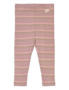 Legging Modal Two Striped Bottoms Leggings Pink Petit Piao