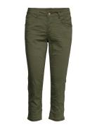Vavacr 3/4 Pant Coco Fit Bottoms Jeans Straight-regular Green Cream