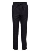 Womens Pant Bottoms Trousers Straight Leg Black Closed