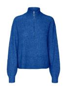 Vero Moda Vmmili Ls Zipper Pullover Ga Boo Blå