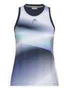 Performance Tank Top Women Sport T-shirts & Tops Sleeveless Blue Head