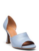 Sandals Sandal Med Klack Blue Billi Bi