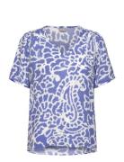 Frmiria Bl 1 Tops T-shirts & Tops Short-sleeved Blue Fransa