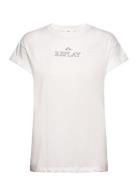 T-Shirt Regular Pure Logo Tops T-shirts & Tops Short-sleeved White Rep...