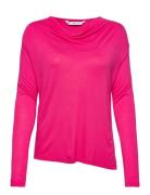 Tina Tops T-shirts & Tops Long-sleeved Pink Mango