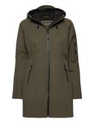 3/4 Raincoat Outerwear Rainwear Rain Coats Green Ilse Jacobsen
