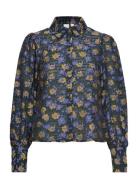 Yaslaurie Ls Shirt Tops Shirts Long-sleeved Multi/patterned YAS