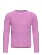 Gillis Tops Knitwear Pullovers Purple Molo