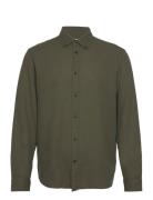 Slhrelaxrobin-Drake Shirt Tops Shirts Casual Khaki Green Selected Homm...