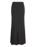 Ally Long Skirt Lång Kjol Black Marville Road