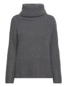 Florabel-M Tops Knitwear Turtleneck Grey MbyM