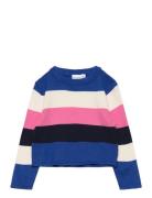 Nmfvajsa Ls Short Knit N1 Tops Knitwear Pullovers Multi/patterned Name...