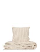 Bedding Extra Lenght Home Textiles Bedtextiles Bed Sets Beige STUDIO F...