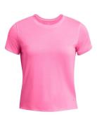 Ua Launch Shortsleeve Sport T-shirts & Tops Short-sleeved Pink Under A...
