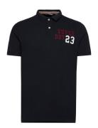 Superdry Applique Classic Fit Polo Marinblå