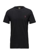 26/1 Jersey-Ssl-Tsh Tops T-shirts Short-sleeved Black Polo Ralph Laure...