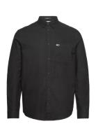 Tjm Reg Oxford Shirt Tops Shirts Casual Black Tommy Jeans