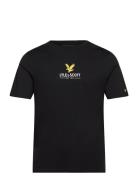 Eagle Logo T-Shirt Tops T-shirts Short-sleeved Black Lyle & Scott