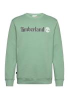 Kennebec River Linear Logo Crew Neck Sweatshirt Granite Green Designer...