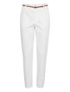 Bydays Cigaret Pants 2 - Bottoms Trousers Slim Fit Trousers White B.yo...