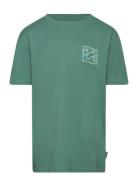 Crayon Wave Ss Sport T-shirts Short-sleeved Green Billabong