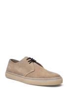 Linden Suede Låga Sneakers Beige Fred Perry
