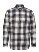 Selected Homme Slhslimowen-Brushed Shirt Ls D Marinblå