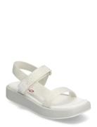 Emma_Strapsandal_Wb Platta Sandaler White HUGO