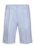 Regular Linen Shorts Bottoms Shorts Casual Blue Tom Tailor