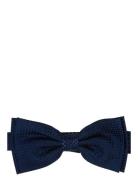 Solid Silk Bow Tie Fluga Navy Portia 1924